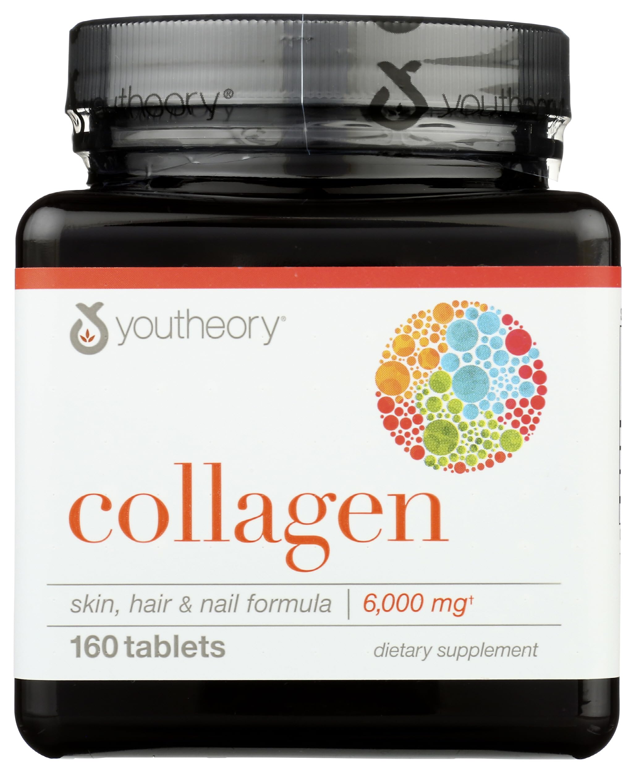 Youtheory Colágeno 6000 mg pastillas huesos soporte óseo.