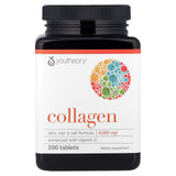 Youtheory Collagen Advanced con Vitamina C, botella frontal para uso diario y cuidado general