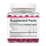 Etiqueta de Youtheory Complete Beauty Gummies destacando ingredientes para la piel