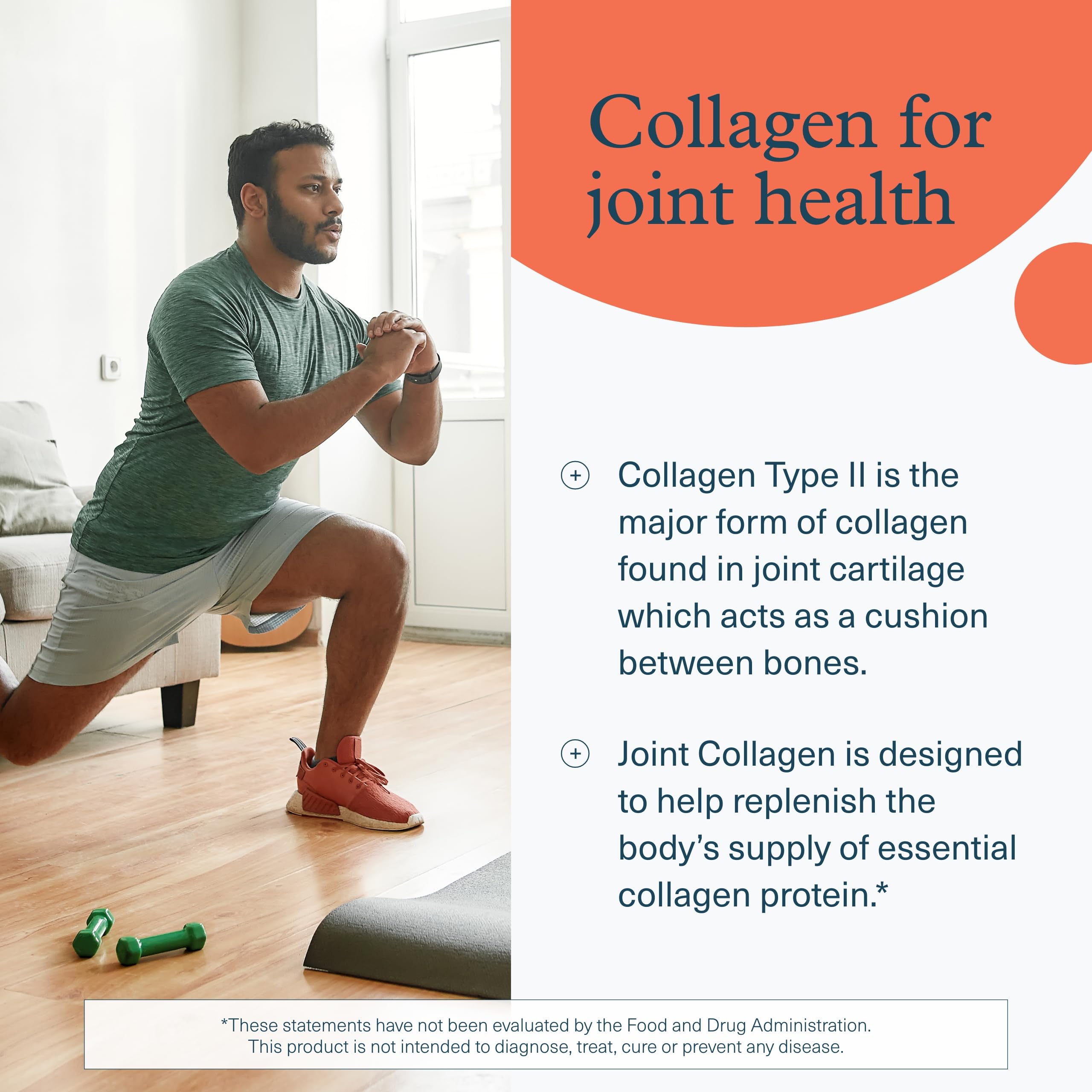 Youtheory Joint Collagen Advanced, tabletas visibles, dosis diaria conveniente