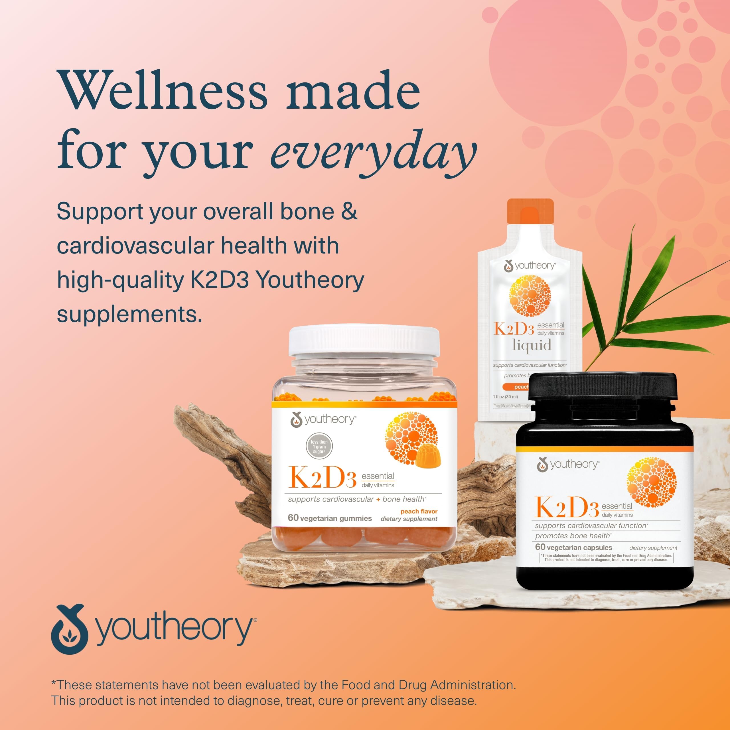 Youtheory K2D3: opción libre de gluten para estilos de vida diversos