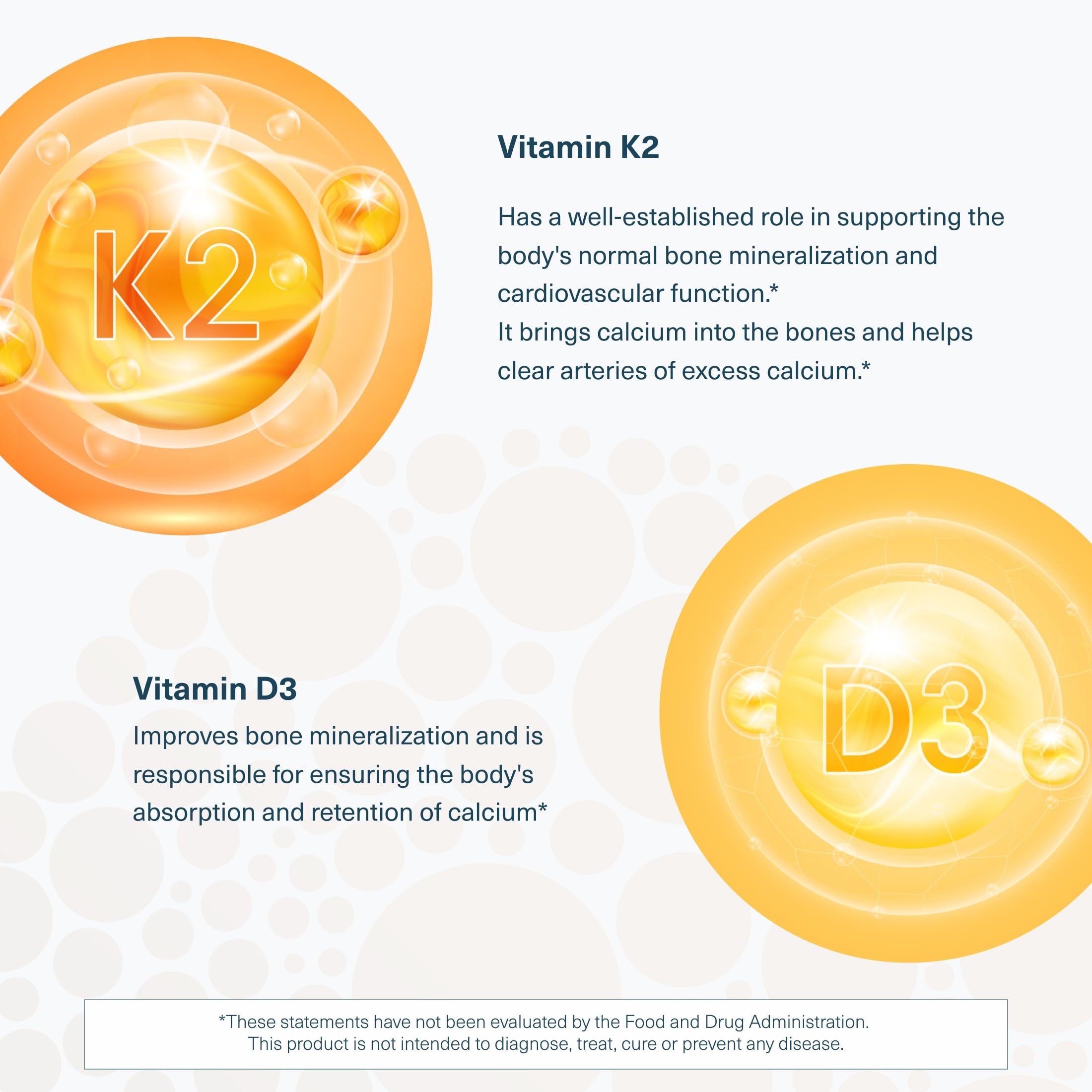 K2D3 sin lácteos, apto para intolerancias y dietas.