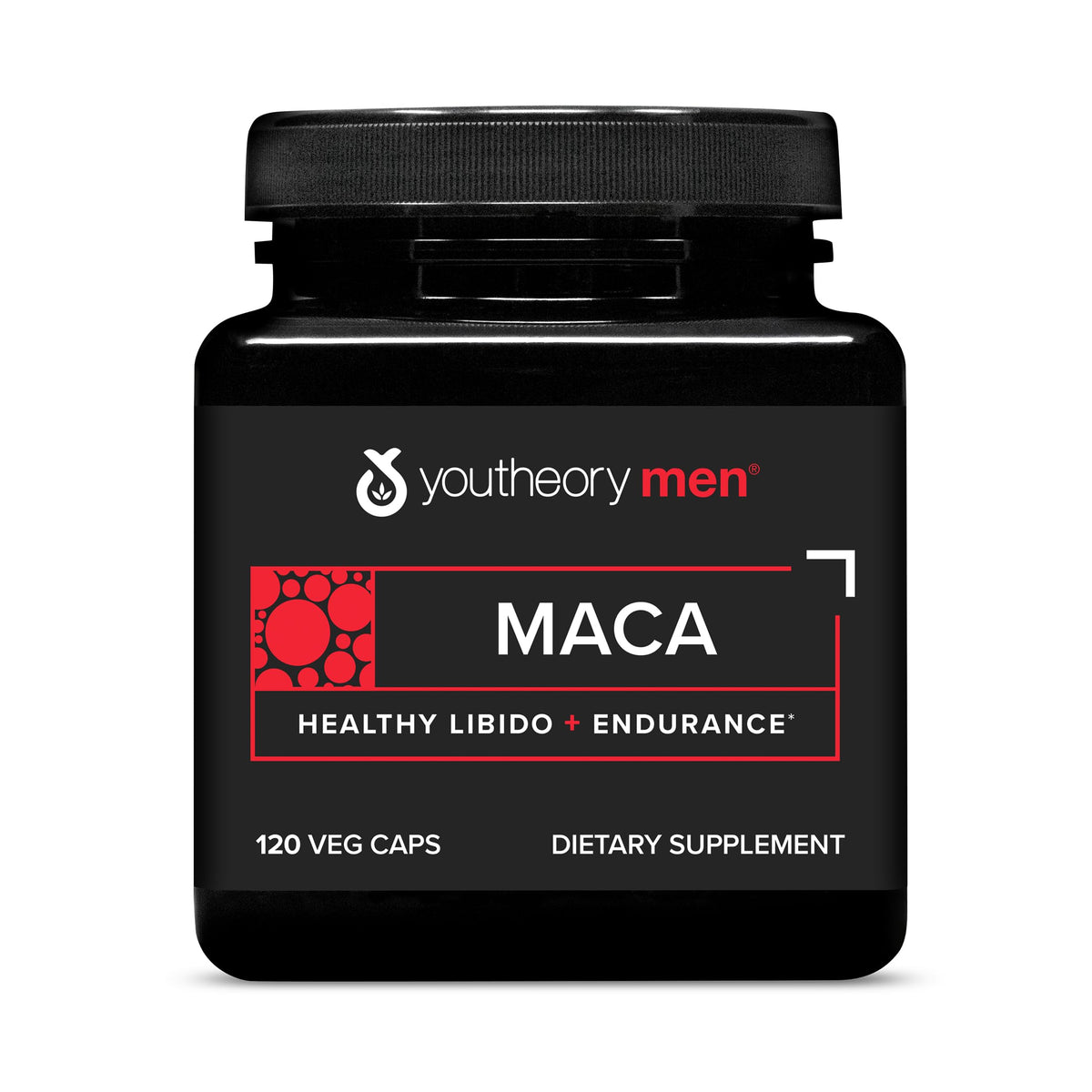 Empaque de Youtheory Maca para Hombres: apoyo potencial a la energía diaria.