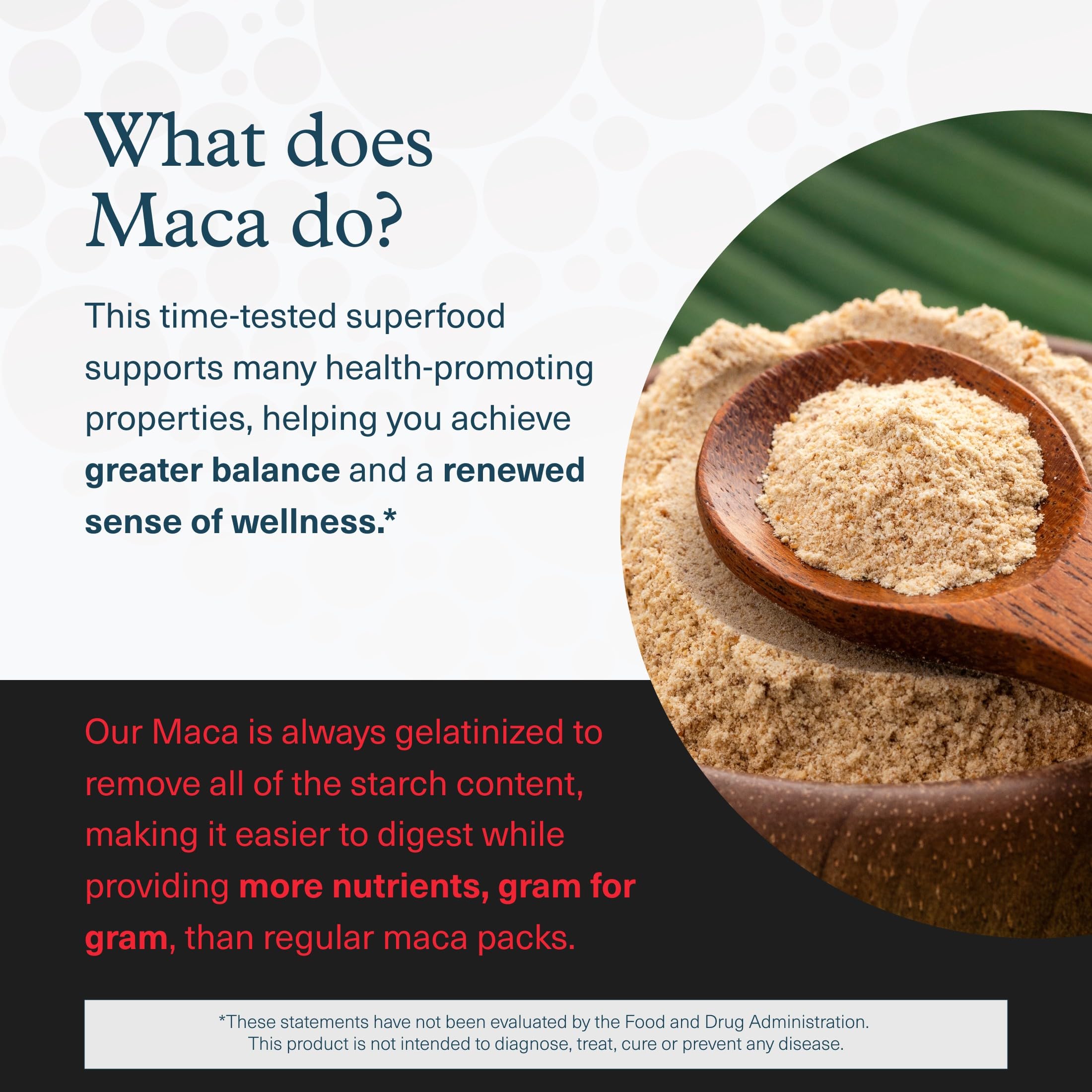 Ingredientes clave: maca peruana en Youtheory Maca para Hombres para apoyo potencial de energía.