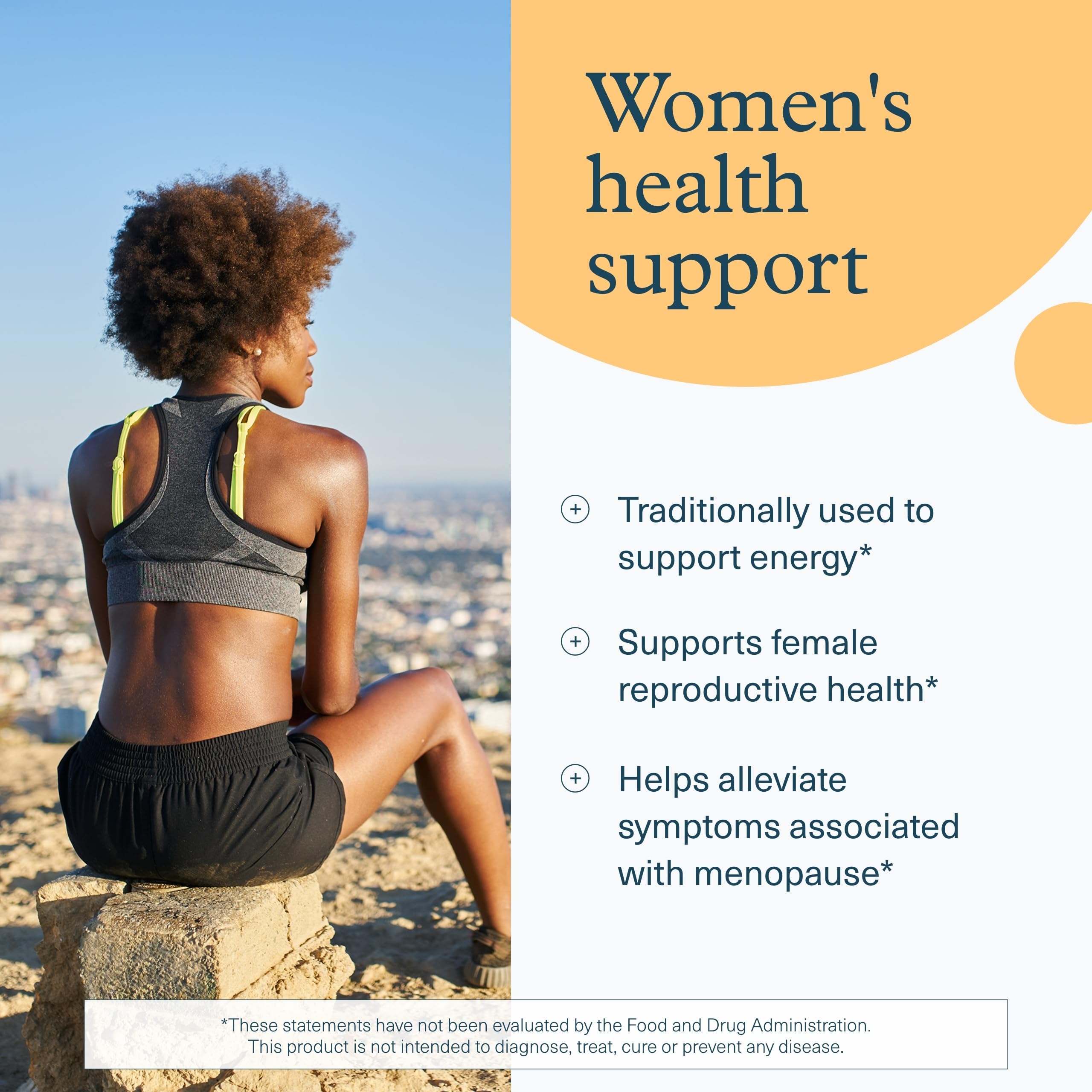 Youtheory Maca para mujeres: manejo de síntomas de menopausia con cápsulas veganas