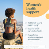 Youtheory Maca para mujeres: manejo de síntomas de menopausia con cápsulas veganas