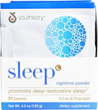Youtheory polvo para dormir Paquetes Avanzados: empaque con 21 sobres para dormir mejor