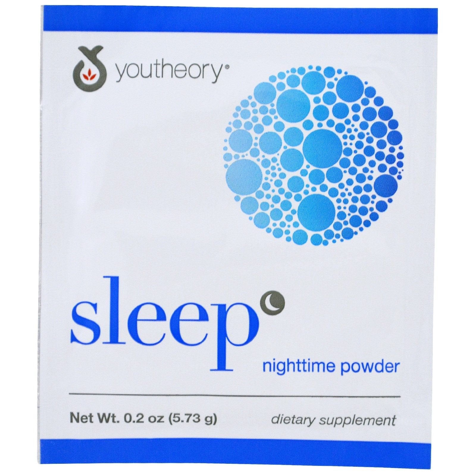 Youtheory polvo para dormir sabor limón-lima, ideal para ritual relajante nocturno