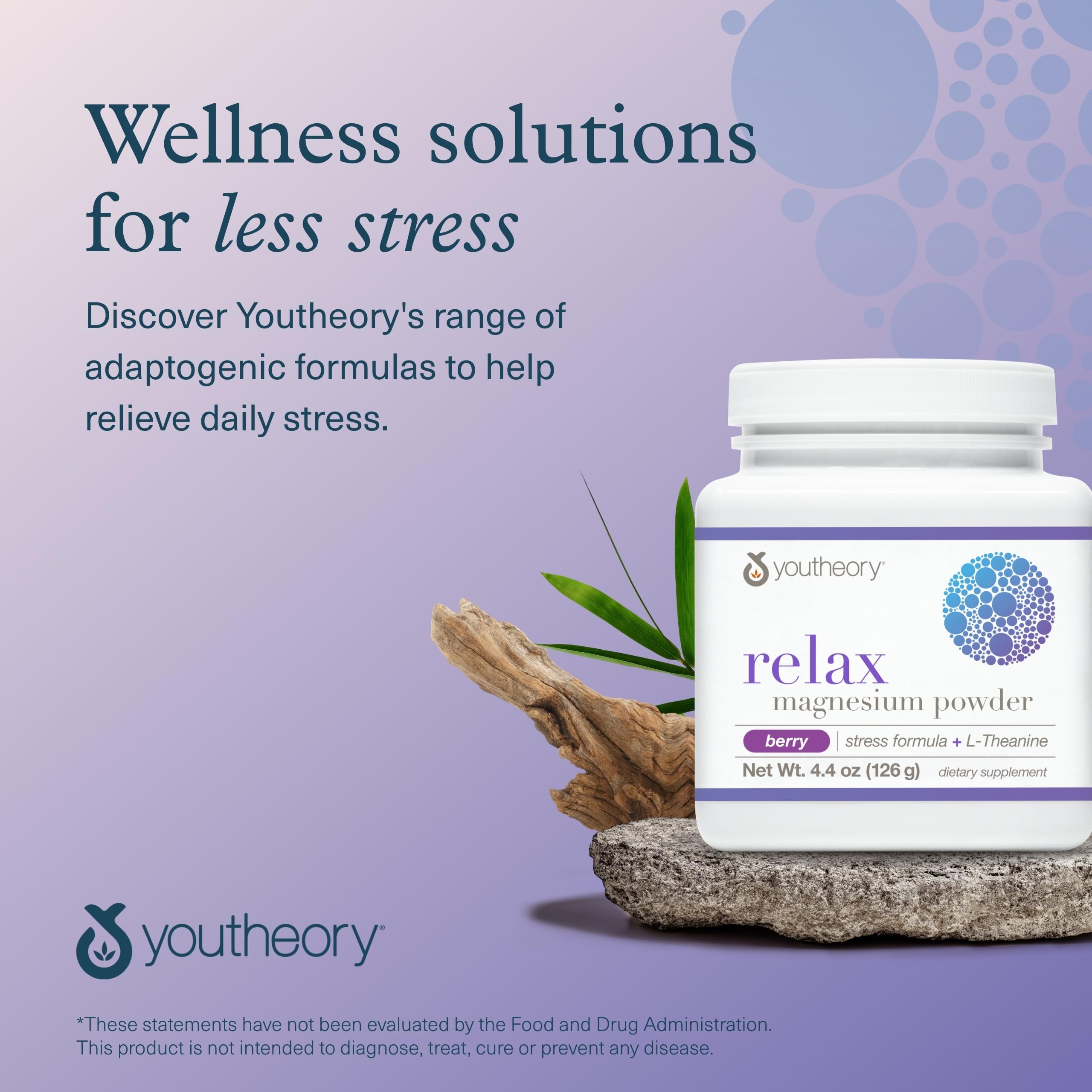 Youtheory Relax envase 4,4 onzas para uso diario