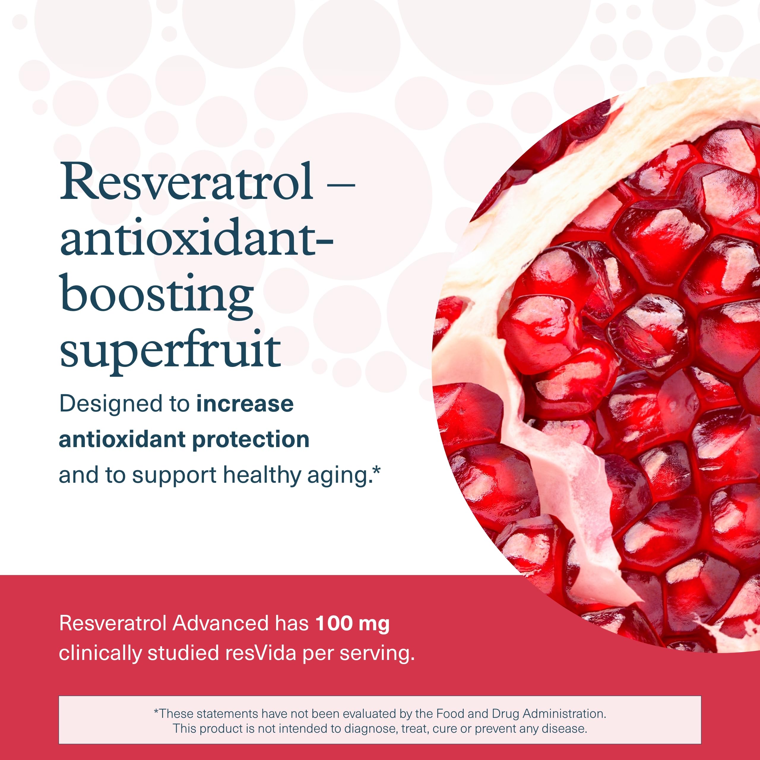 Youtheory Resveratrol Advanced mezcla de super-frutas; apoyo en un estilo de vida activo.