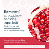 Youtheory Resveratrol Advanced mezcla de super-frutas; apoyo en un estilo de vida activo.