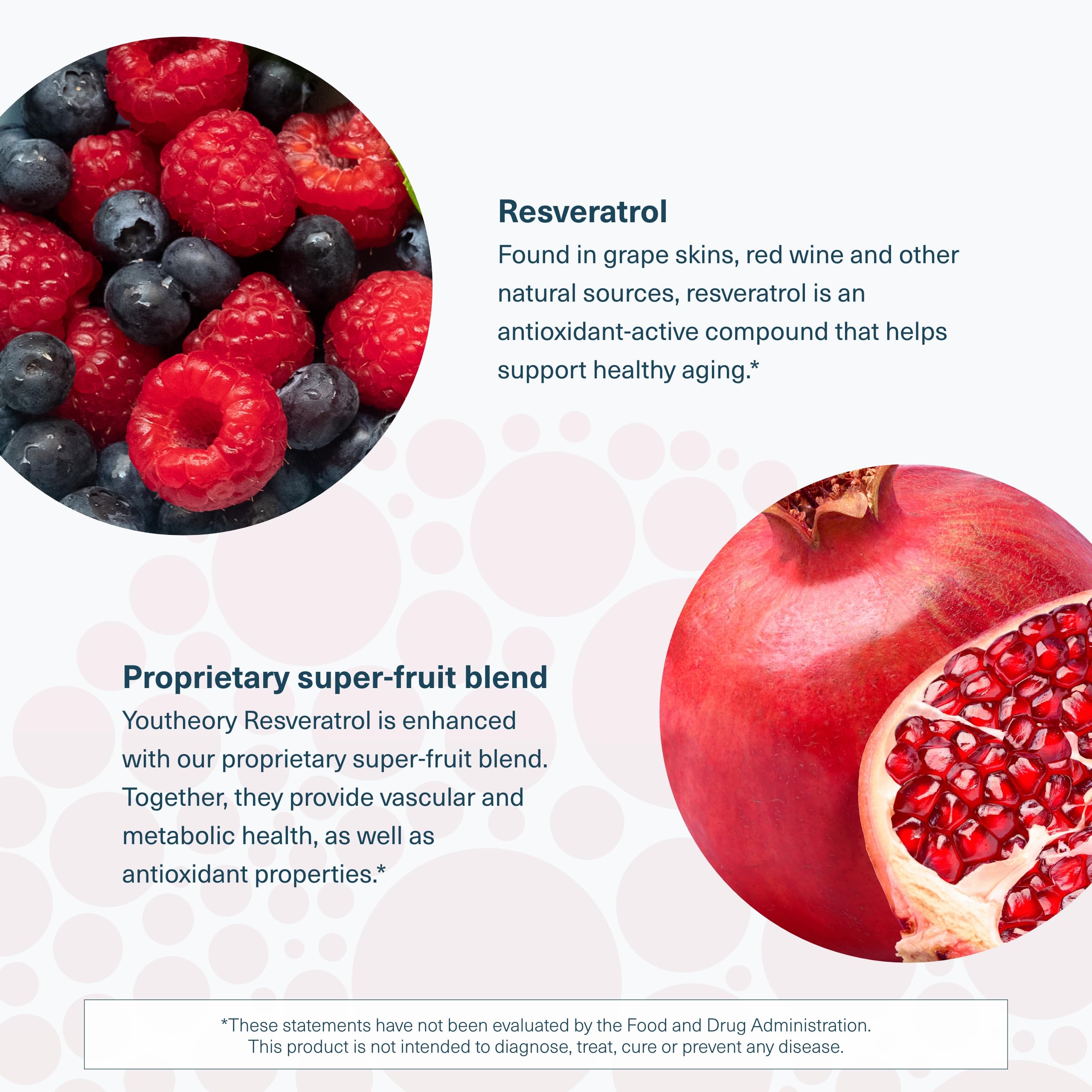 Youtheory Resveratrol: dosis diaria recomendada con agua