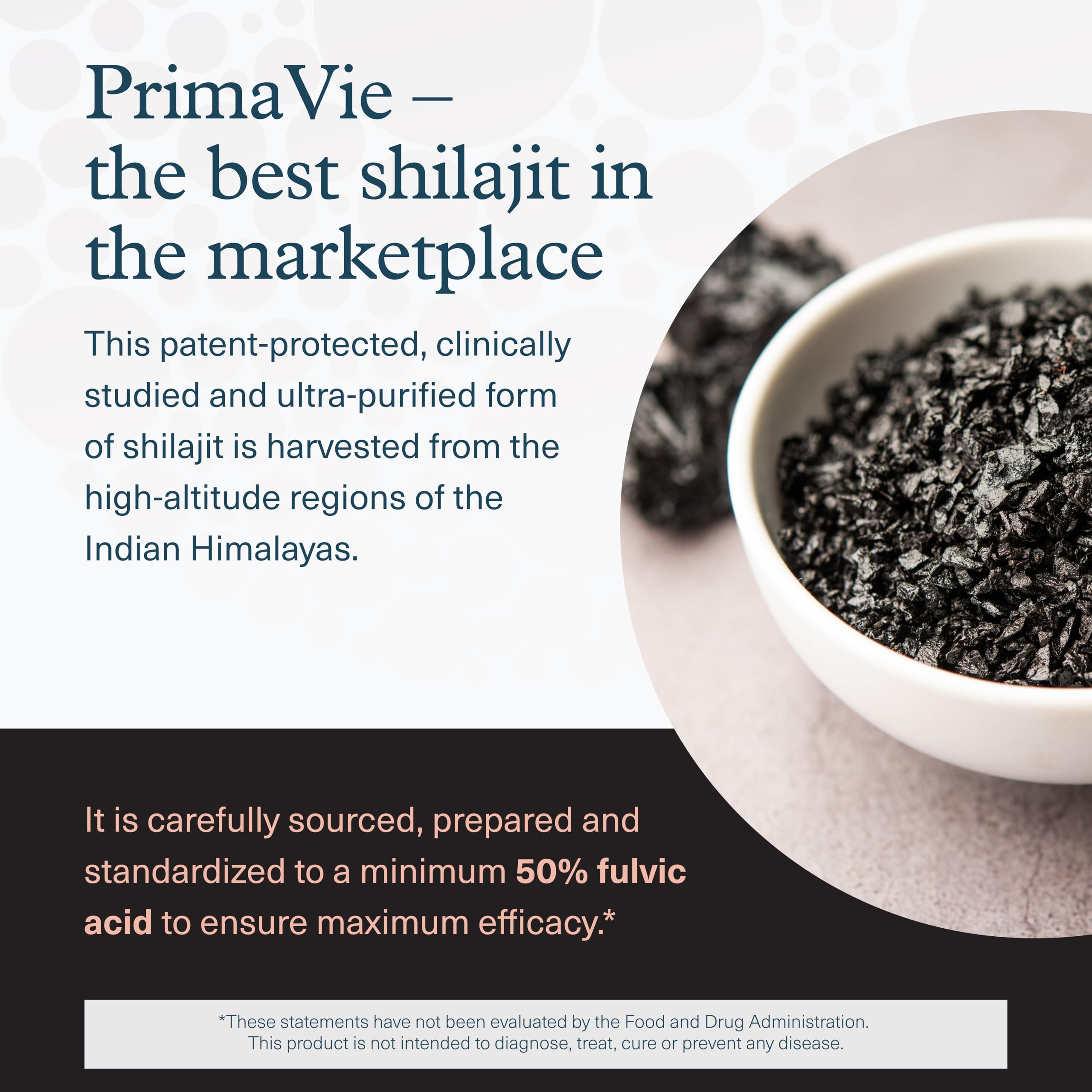 Etiqueta del producto Shilajit, guía visual para uso diario.