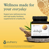 Youtheory Shilajit PrimaVie, envase de 60 cápsulas para mes.