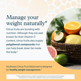 Polifenoles cítricos al 90% en Youtheory Slimming Citrus Fruit para apoyo de funciones corporales