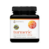 Youtheory Turmeric Extra Strength, botella, apoyo diario a la movilidad
