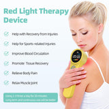 Yoveck Dispositivo portátil de terapia de luz roja de mano para uso diario.
