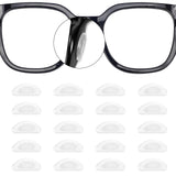 YR Almohadillas nasales adhesivas claras, frente de gafas, ofrecen ajuste cómodo y seguro.