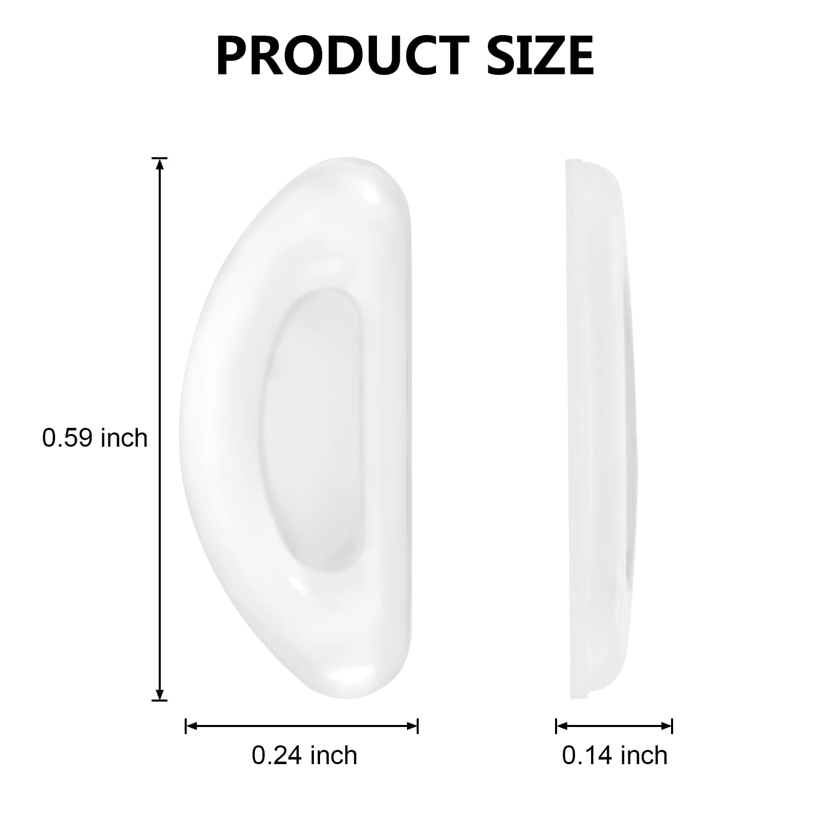 YR material duradero de silicona que mantiene la forma y la sujeción en gafas.
