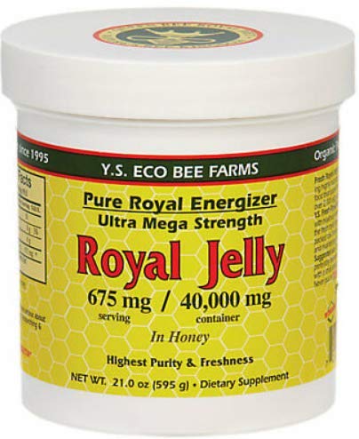 Jalea Real de 675 mg en miel, frasco para uso diario.