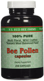 YS ECO Bee Farms Polen 1000 mg en cápsulas para energía diaria.