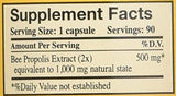 YS Eco Bee Farms Propolis 1000, envase de cuatro lotes para conveniencia