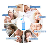 Neti Pot YSYONM: sello anti-fugas para evitar salpicaduras.