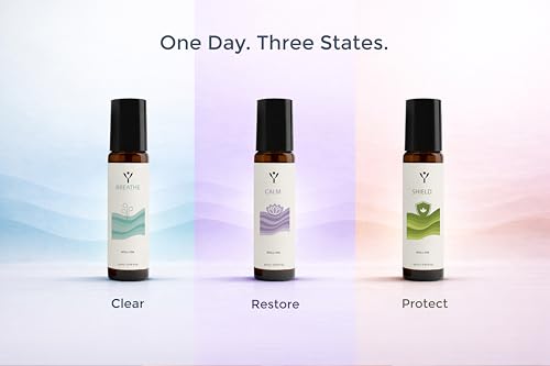 Yuganify Breathe aplicador rodante: aroma fresco para rutinas de respiración.