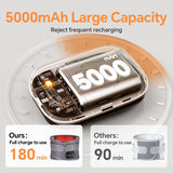 Batería de 5000 mAh de YUHUO para hasta 180 minutos de uso