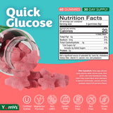 Sabores frutos rojos de YUM-V'S Glucosa para un sabor agradable al masticar.