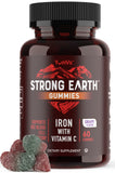YUM-V'S Strong Earth Iron en botella, sabor agradable y toma fácil para el día.