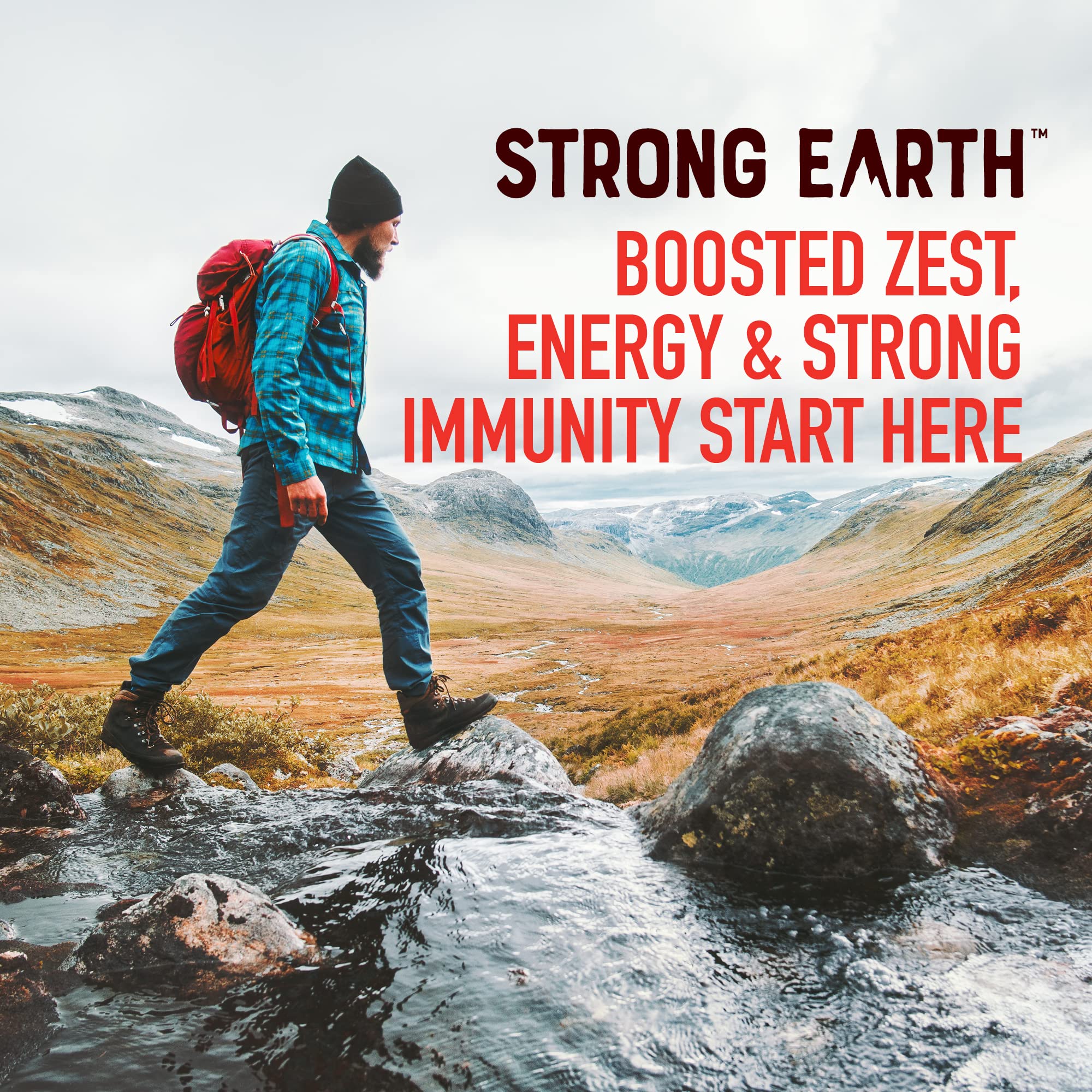 YUM-V'S Strong Earth Iron, certificado kosher para consumo responsable.