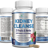 Cápsulas de YUMMYVITE para limpieza renal con extracto de arándano.
