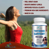 YUMMYVITE Thyroid Support etiqueta: información clara para uso y control de dosis.