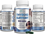 YUMMYVITE Thyroid Support presentación: diseño compacto perfecto para viaje.