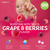 YUM-V'S Kids Multivitamin, empaque de dos frascos, suministro continuo