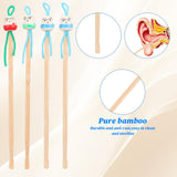 Yuomeaz cerumen madera cuchara, limpieza fácil y controlada.