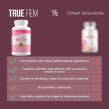 Yuonry True fem ingredientes naturales, opción suave y sin químicos.