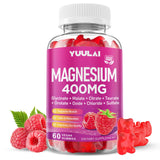 Gomitas YUULAI Magnesio 8 formas para apoyo a la energía y la calma diaria.