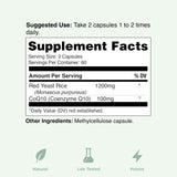 Ingredientes clave: monacolin K y CoQ10 en suplemento 2 en 1.