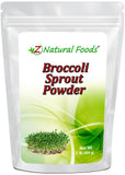 Z Natural Foods Polvo de Brotes Brócoli: nutrición concentrada para batidos y smoothies.