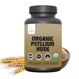 Cápsulas Z Zealthy Life psyllium 750 mg en embalaje, fibra soluble para apoyo digestivo