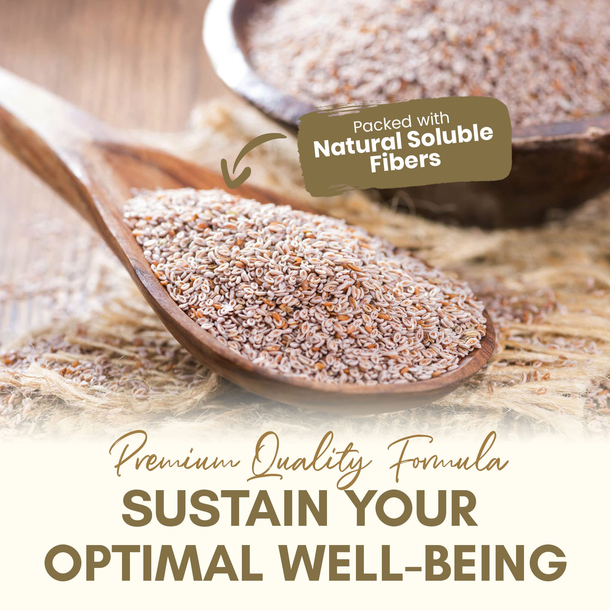 Uso diario con agua, psyllium 750 mg, Zealthy Life
