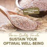 Uso diario con agua, psyllium 750 mg, Zealthy Life