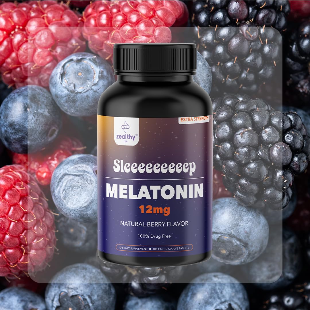 Rutina nocturna con melatonina Z Zealthy Life para mayor tranquilidad.