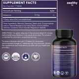 Melatonina de Z Zealthy Life, sabor fruta natural para una experiencia nocturna agradable.