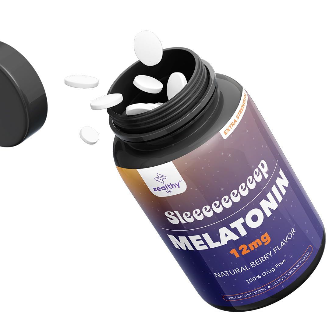 Melatonina de Z Zealthy Life sin sabores artificiales, sabor natural.