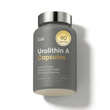 ZAB Urolithin A en cápsulas de 700 mg listas para aportar energía celular.