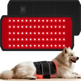 ZAEXAE cinta de terapia luz roja para perro en espalda, promueve relajación y confort