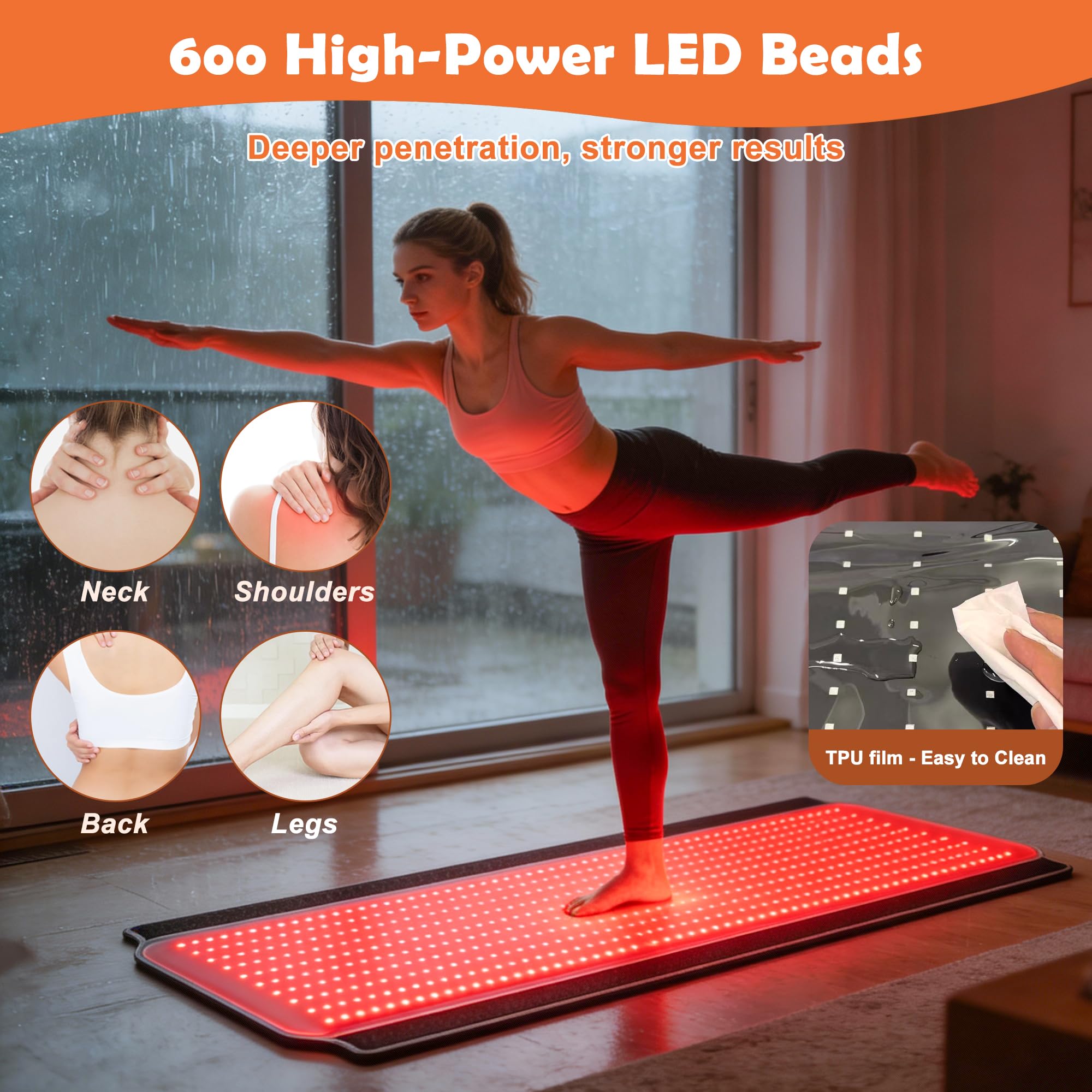 Manta ZAEXAE con 600 diodos LED de tecnología avanzada para uso diario